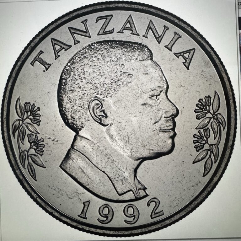 Read more about the article 1992 Tanzania 1 Shilingi Moja Coin UNC Gem BU Mint State African KM# 22