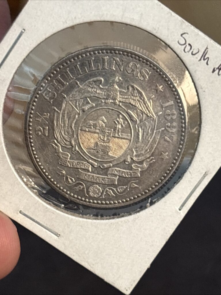 Read more about the article 1897 South Africa 2 1/2 Shillings KM-7