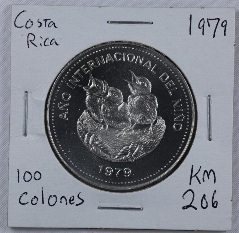 Read more about the article Costa Rica Silver 100 Colones 1979 “International Year of the Child” coin