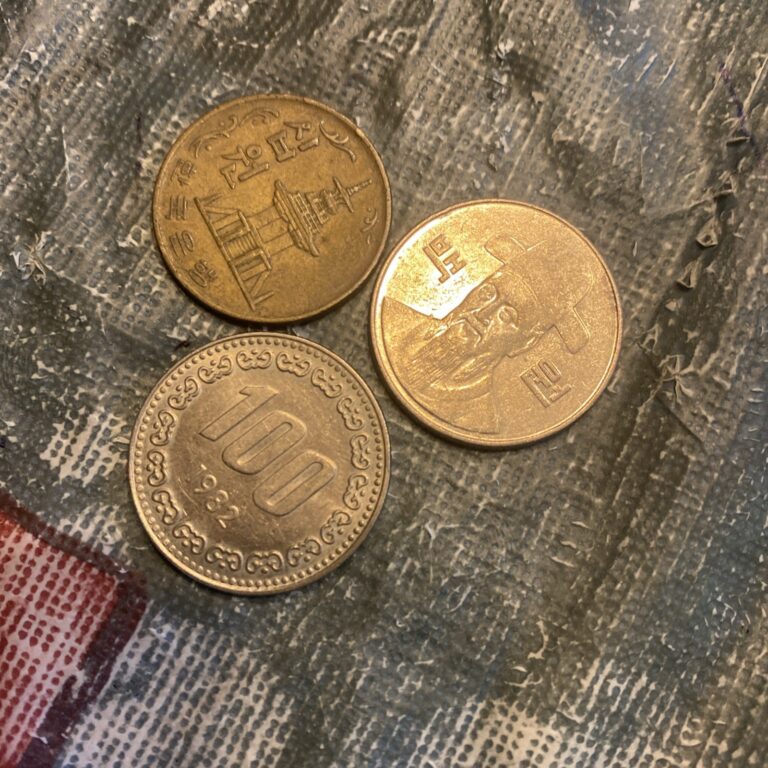 Read more about the article South Korea 1972 10 Won  1982  2006 100 Won- 3Coins