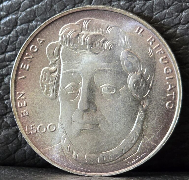 Read more about the article San Marino 1982 R 500 Lire Silver Coin Nicely Toned