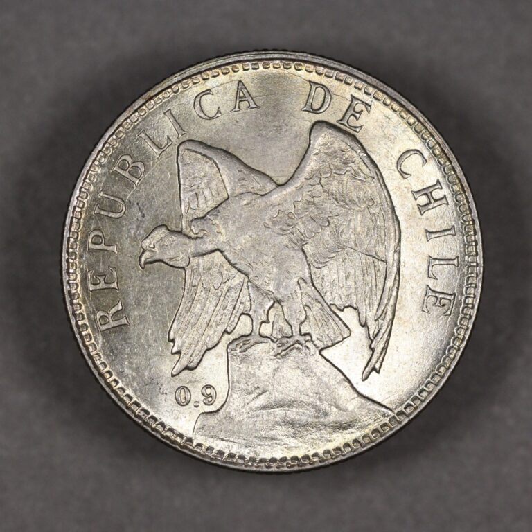 Read more about the article 1910 Chile Silver Peso Uncirculated