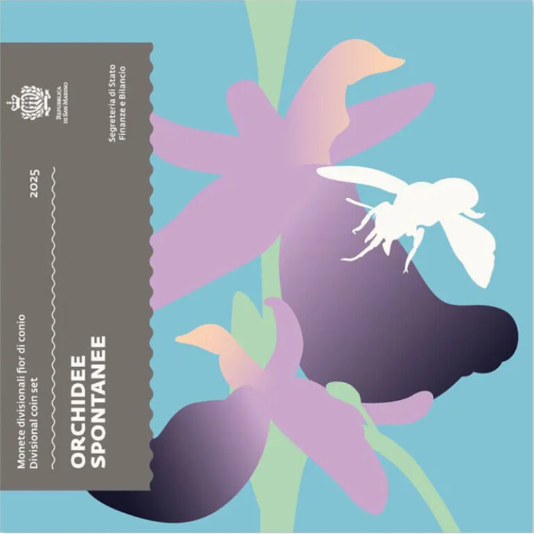 Read more about the article 2025 San Marino 9-Coin EURO BU Set – Wild Orchids (incl. 5 Euro Silver Coin)