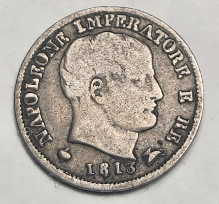 Read more about the article Napoleon Bonaparte King Of Italy 1813 Silver Coin