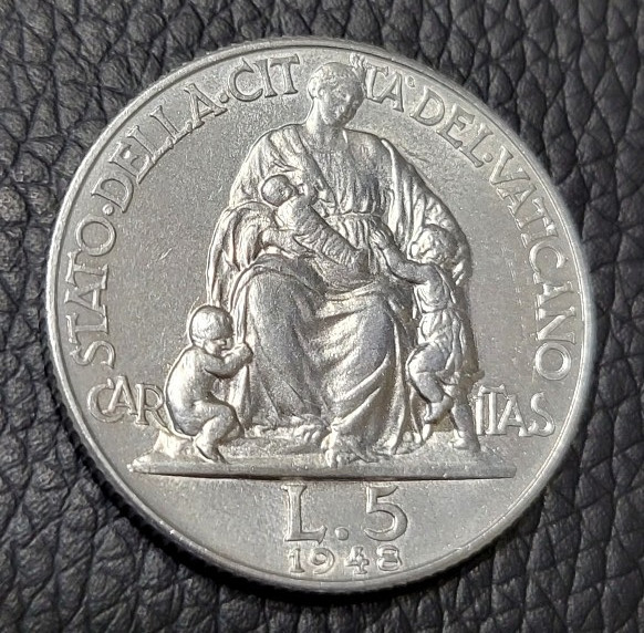 Read more about the article 1948 Vatican City 5 Lire Coin