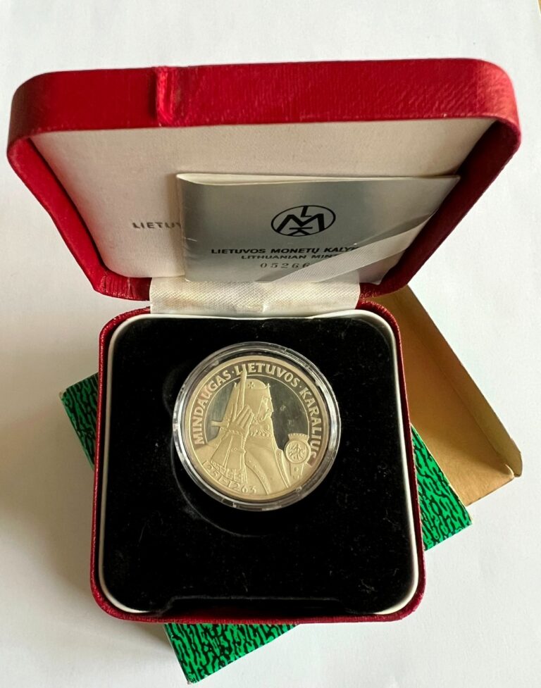 Read more about the article 1996 Lithuania 50 Litas – MINDAUGAS-  –the King  of Lithuania–