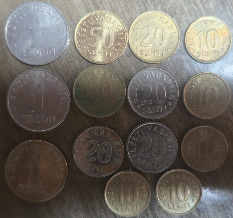 Read more about the article coins Estonia 14 pcs