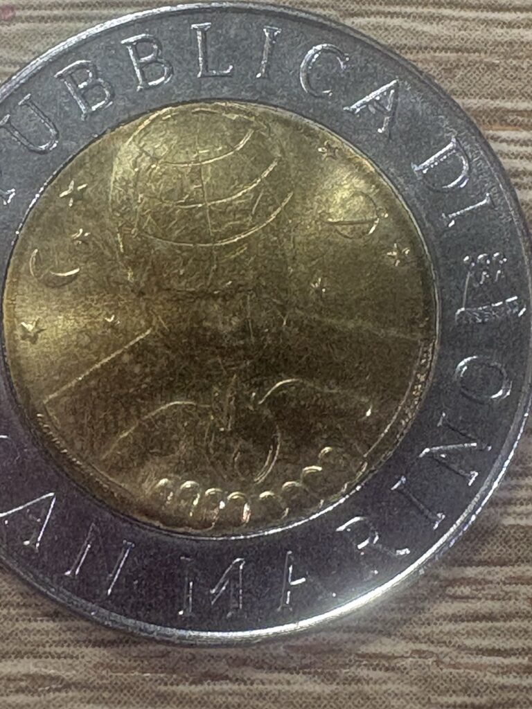 Read more about the article San Marino 500 lire 1999 bi-metallic coin Uncirculated