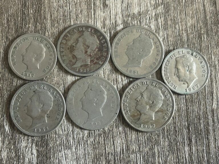 Read more about the article 7 El Salvador 1917-1967 5 And 10 Centavos