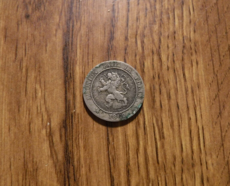 Read more about the article BELGIUM 5 CENTIMES 1862 COIN (1096)