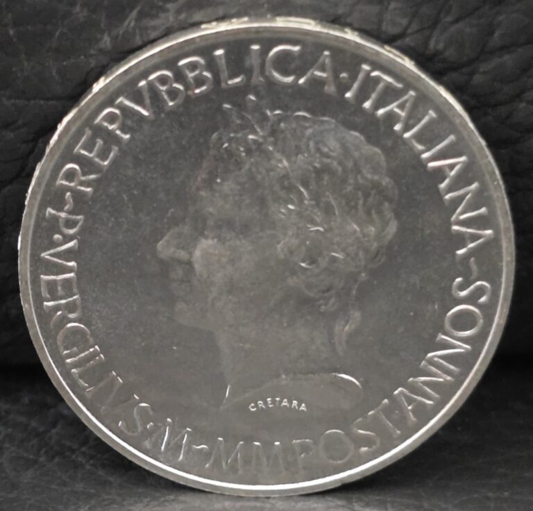 Read more about the article Italy 1981 R 500 Lire Silver Coin