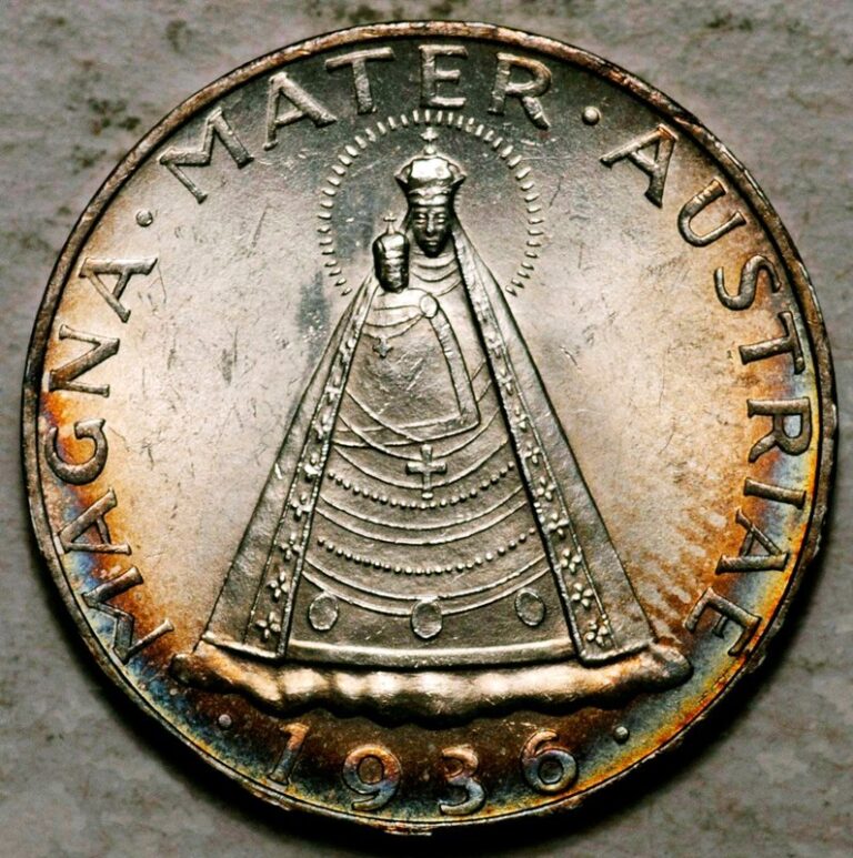 Read more about the article 1936 AUSTRIA SILVER 5 SCHILLING (UNC!)