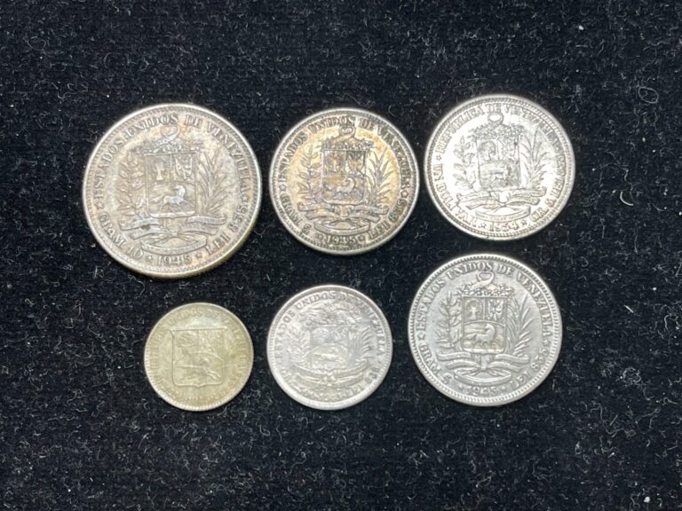 Read more about the article Early Venezuela 6 Silver coins lot