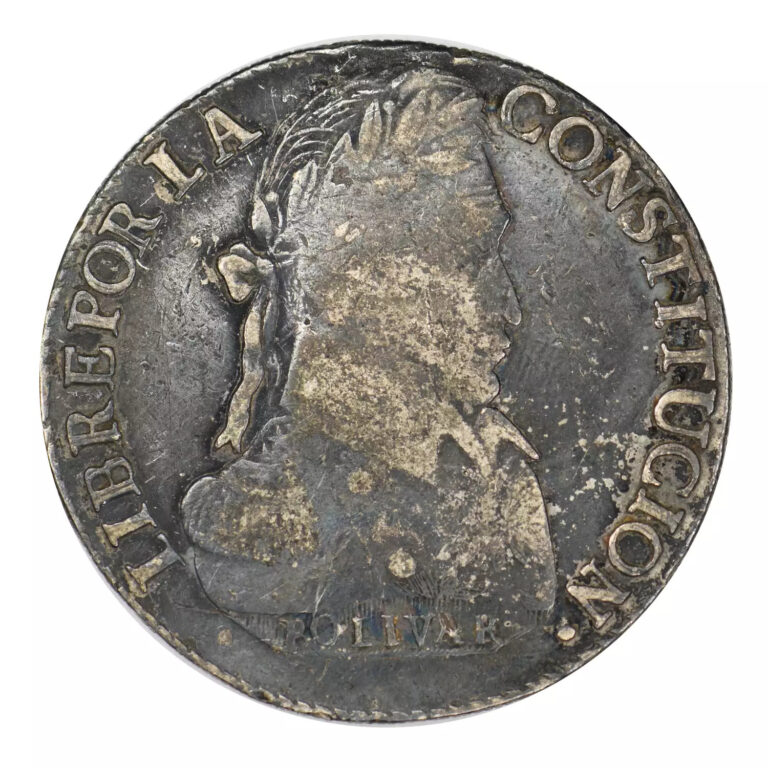 Read more about the article 1833 Bolivia Silver 8 SOLES Circulated Condition