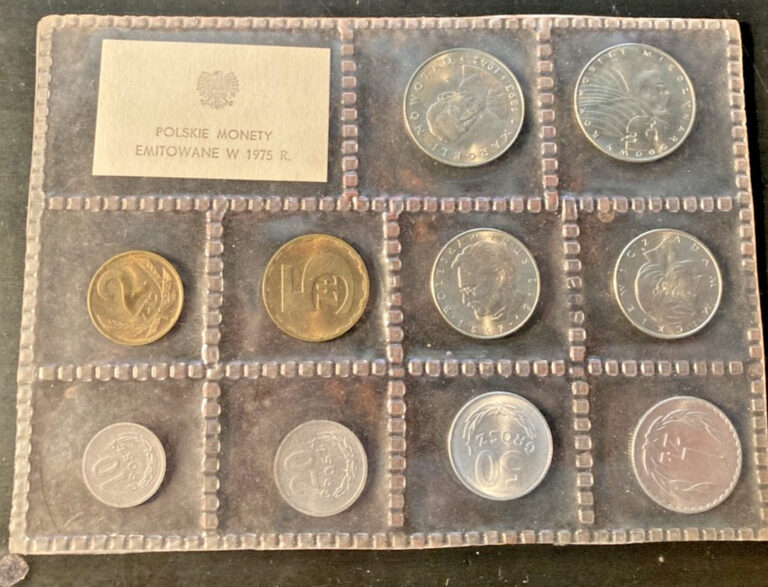 Read more about the article 1975  Polish   10   Coin Uncirculated mint  Set
