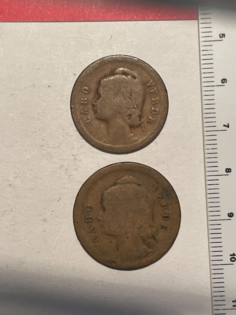Read more about the article Cape Verde  Cabo Verde 1930 10 and 20 centavos coins