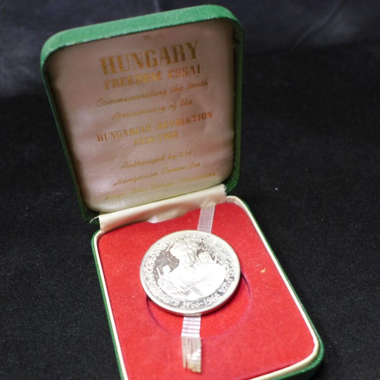 Read more about the article 1966 Hungary Freedom Essai Proof Silver Medal  Hungarian Revolution 1956-1966