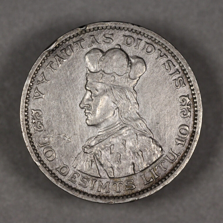 Read more about the article 1936 Lithuania Silver 10 Litu