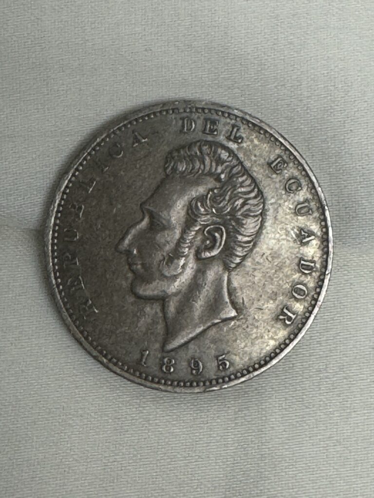Read more about the article Ecuador 1895 Silver 1 Sucre- Lima Mint