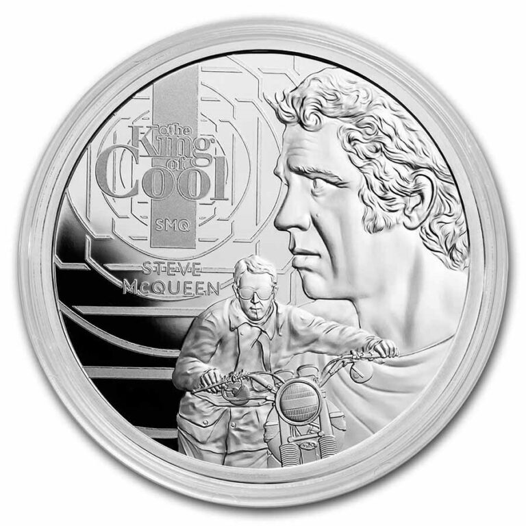 Read more about the article 2021 Samoa 1 oz Silver Steve McQueen: The King of Cool BU IN CAPSULE