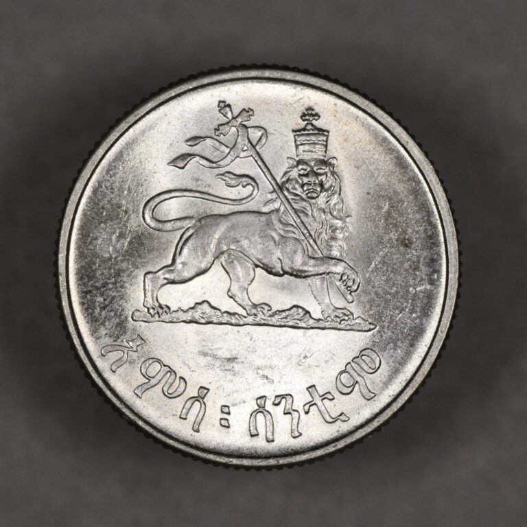 Read more about the article 1936 – (1943-44) Ethiopia Silver 50 Cents Uncirculated