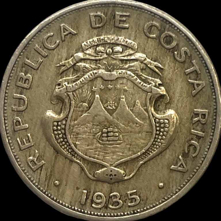 Read more about the article 1935 Costa Rica 1 Colon B.N.C.R. World Coin America Central KM 173 Lot C7-155