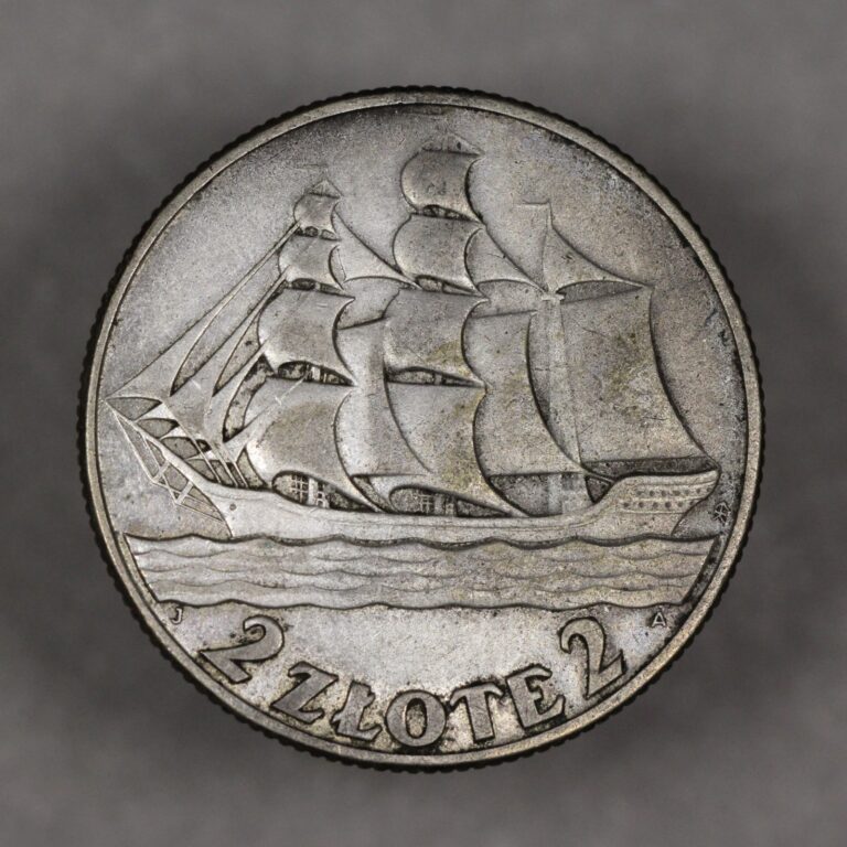 Read more about the article 1936 Poland Silver 2 Zlote Gdynia Seaport