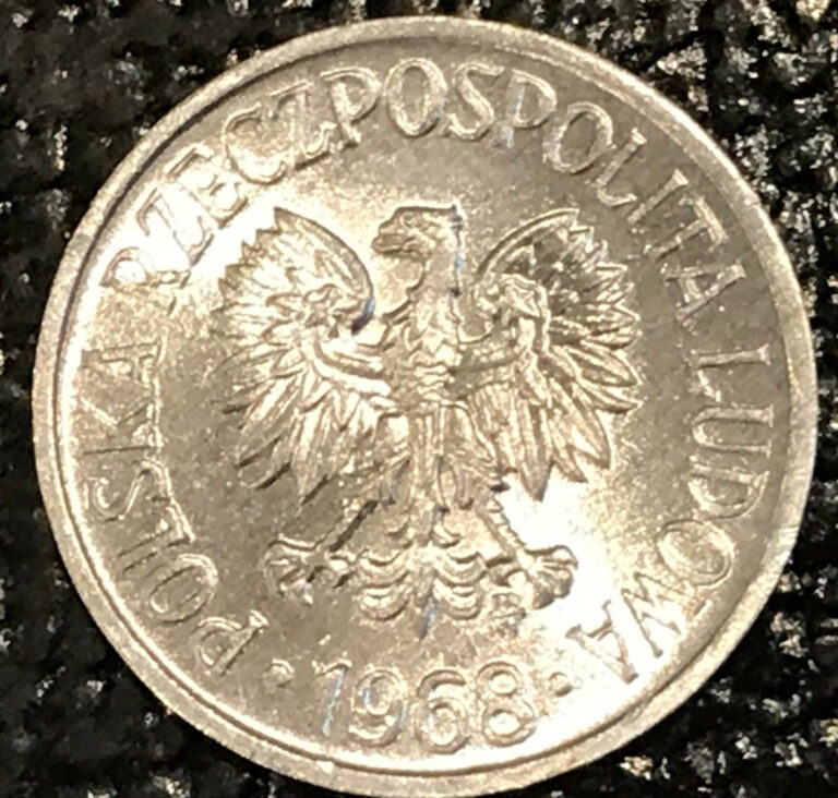 Read more about the article HIGH GRADE UNC 1968 POLAND 5 GROSZY COIN-APR812