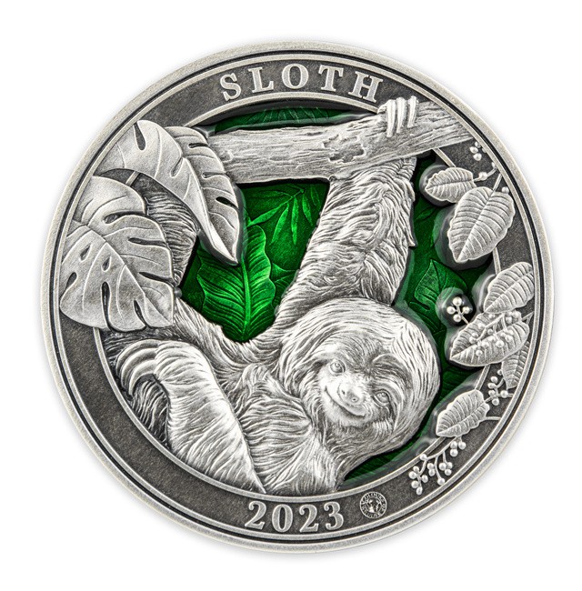 Read more about the article 2023 93.22g Barbados Silver 2023 3oz Barbados Silver The Sloth AN Barbados TO TO