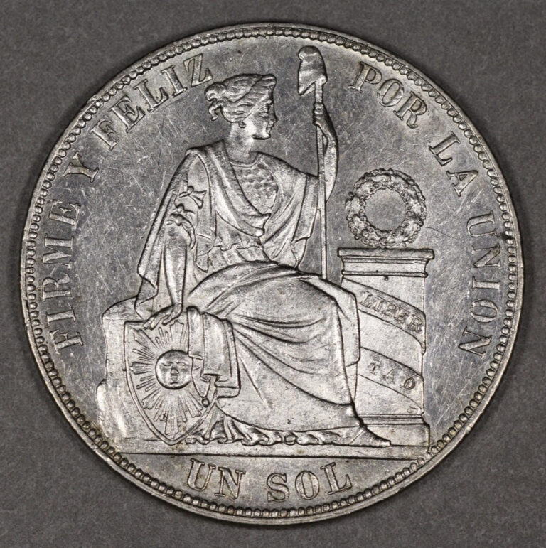 Read more about the article 1887 Peru Silver 1 Sol
