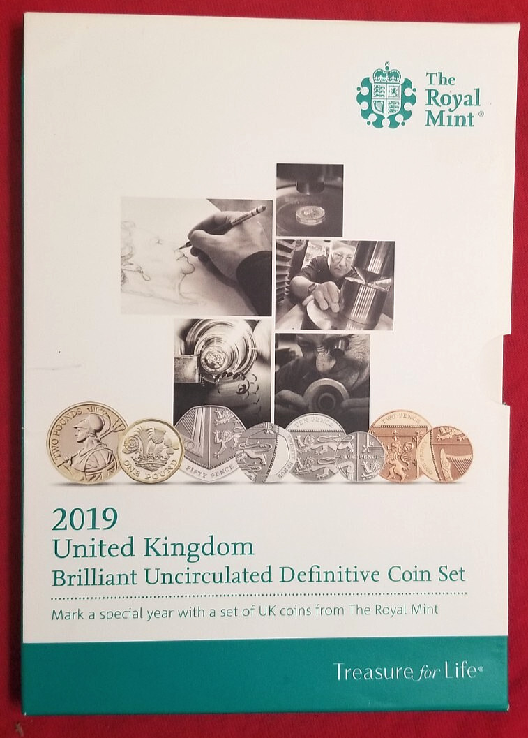 Read more about the article 2019 UNITED KINGDOM BRILLIANT UNCIRCULATED DEFINITIVE COIN MINT SET