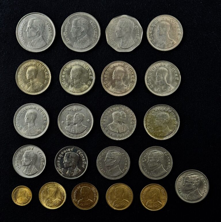 Read more about the article OLD Thailand Coin LOT * 1957-1979 Thai 1 5 BAHT 5 25 SATANG Coins Money BULK LOT