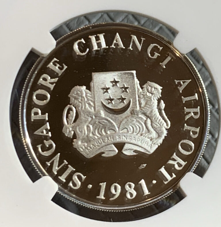 Read more about the article 1981 SM SINGAPORE $5 SILVER COIN CHANI AIRPORT NGC PF69 ULCA