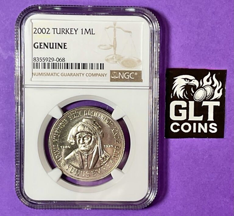 Read more about the article 🇹🇷 2002 Turkey 1 000 000 Lira Coin – NGC Certified! Hyperinflation Rarity!