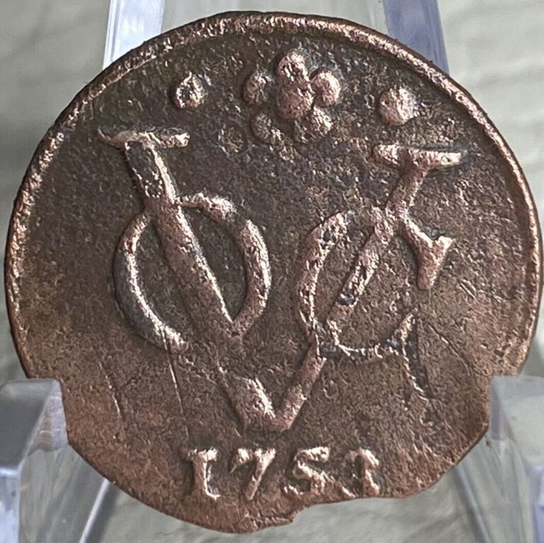 Read more about the article Very Nice 1753 Coin Dutch East Indies Duit VOC Great Details