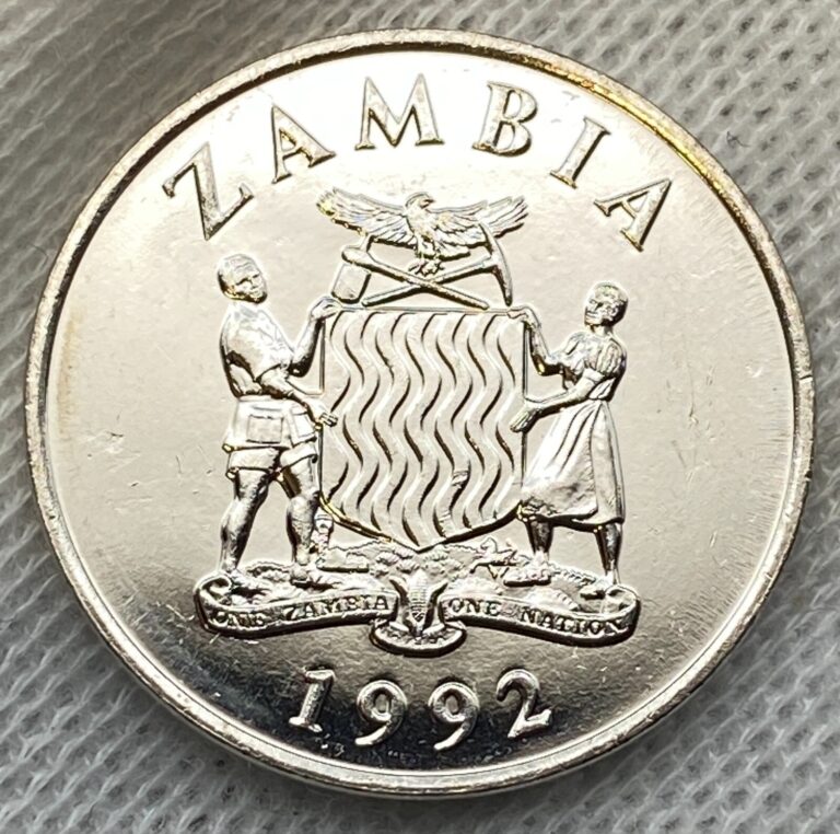 Read more about the article Zambia / 50 Ngwee / 1992 / KM#30 / World Coin / (03-0325)