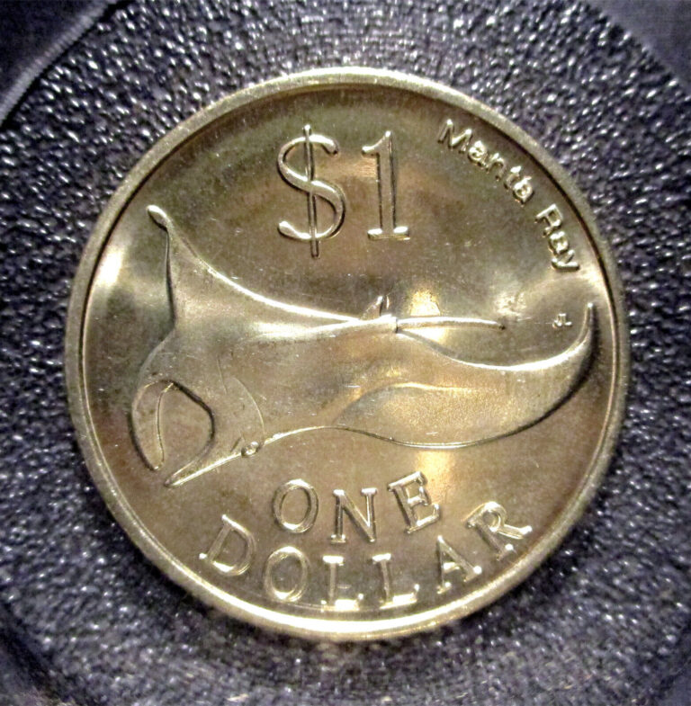 Read more about the article MICRONESIA ISLANDS-2012-1 DOLLAR-BU FANTASY COIN-‘MANTA RAY’ N#44521  NTK