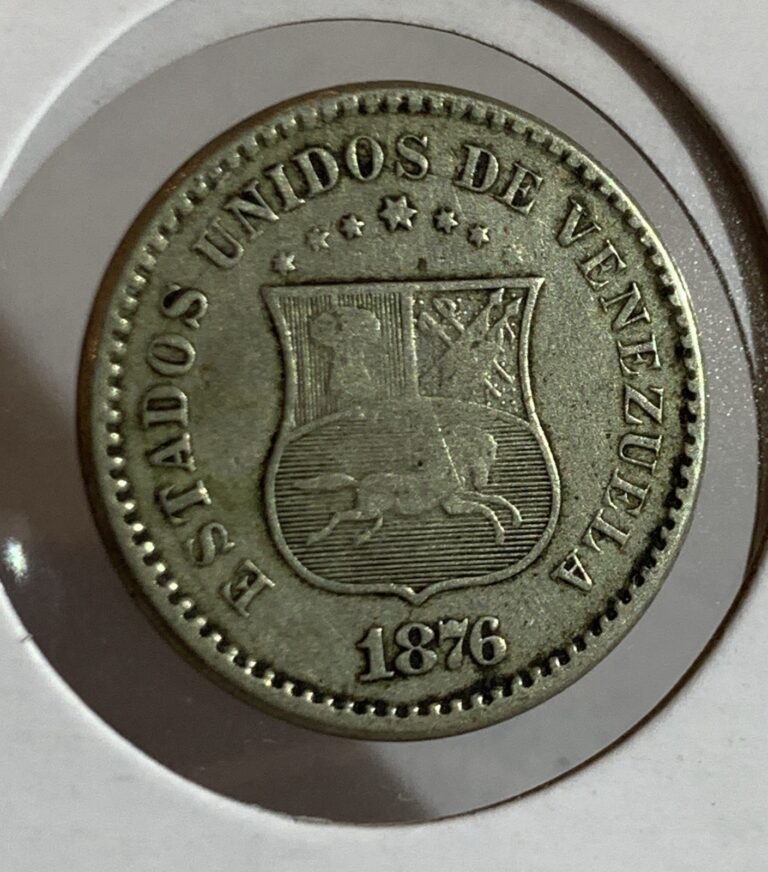 Read more about the article Venezuela 1 Centavo 1876 Cu-Ni Original Coin