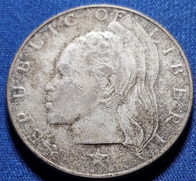 Read more about the article 1962 Liberia One Dollar Silver Coin. High Grade