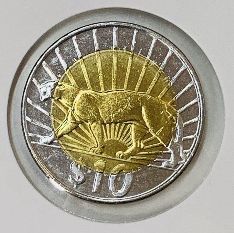 Read more about the article 2015 Uruguay 10 Pesos KM#134 Big Cat Coin Puma Cougar Jaguar Wildlife UNC