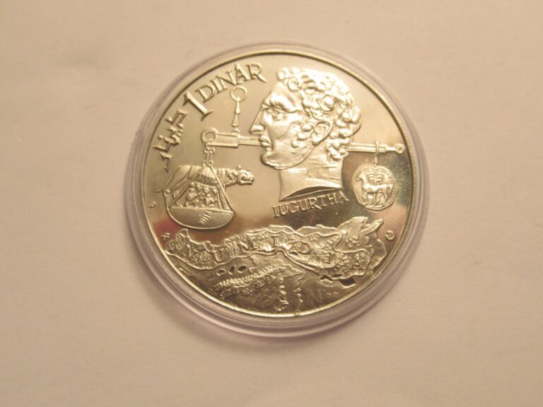 Read more about the article 1969 Tunisia Proof Silver 1 Dinar  coin only w/ capsule