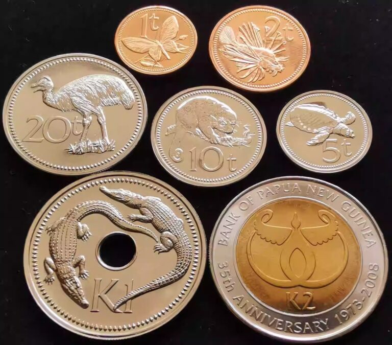 Read more about the article UNC Papua New Guinea 1995-2008 Coins 7/Set