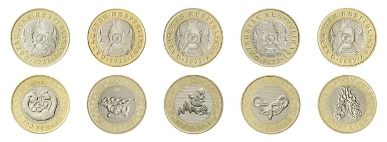 Read more about the article Kazakhstan 100 Tenge  5 Pieces Full Set  2022  KM #549-553  Mint  Commemorative