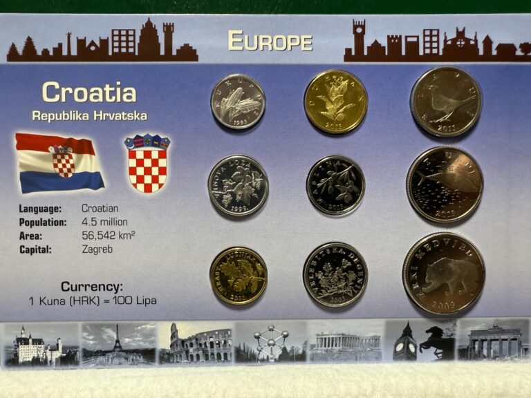 Read more about the article Littleton World Coin Set – Croatia 9 coins