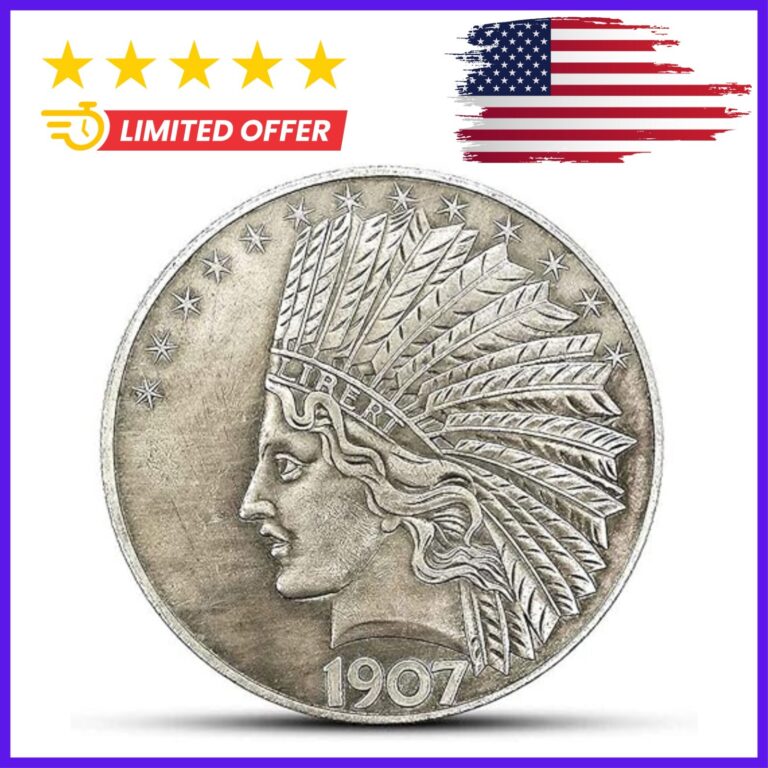 Read more about the article Antique Liberty Indian Head 10 Dollar Coin Uncirculated Morgan Dollar Rare Hi…