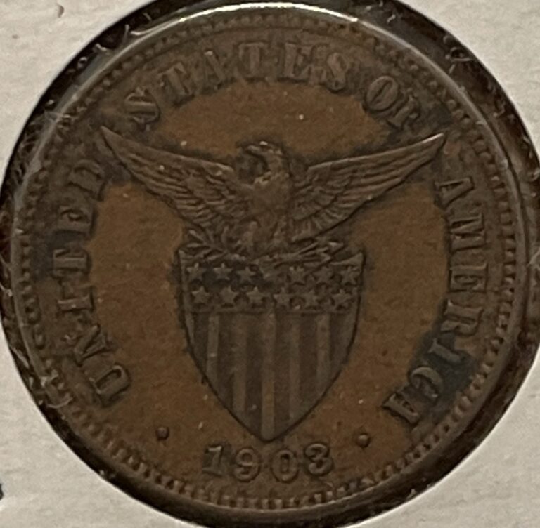 Read more about the article Philippines 1/2 Centavo Coin  1903  XF – Combined Shipping OK