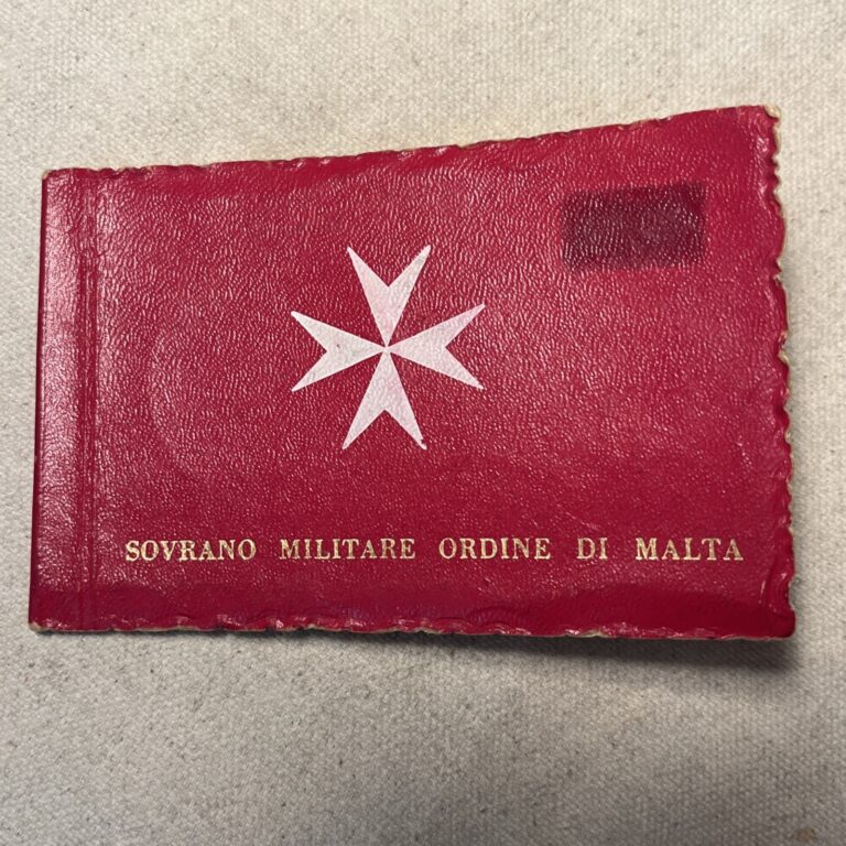 Read more about the article 1964 SILVER Orber of Malta 1 Scudo 2 Scudi  Coin Set de Mojana John the Baptist