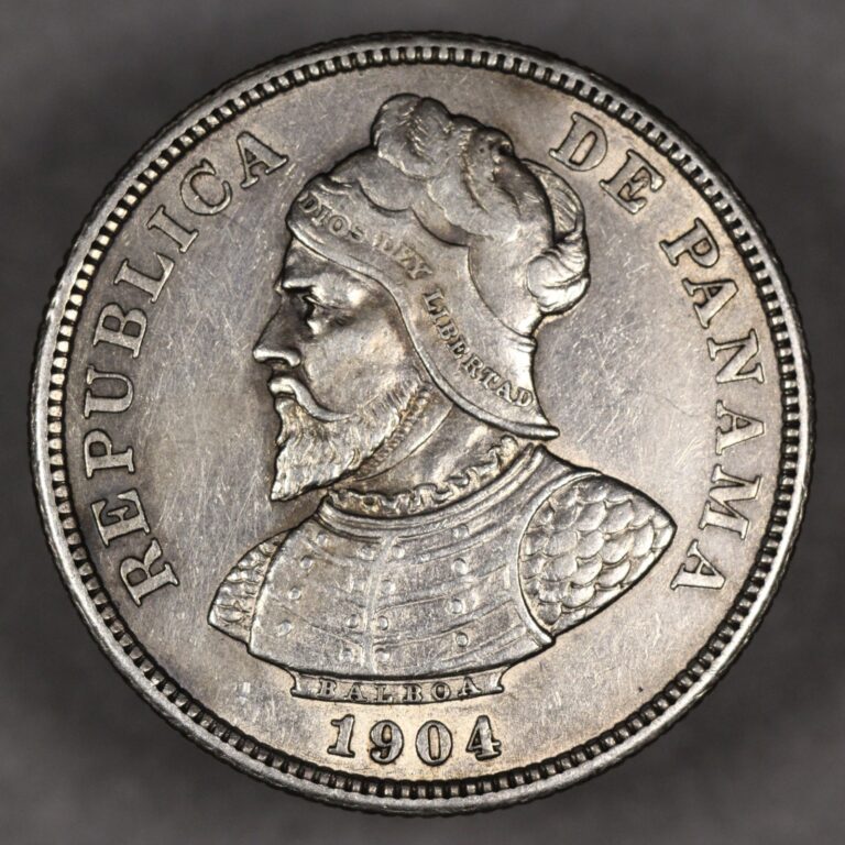 Read more about the article 1904 Panama Silver 25 Centesimos