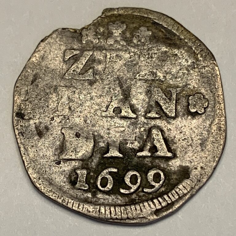 Read more about the article 1600s Silver Coin – Netherlands Zeeland 2 Stuiver