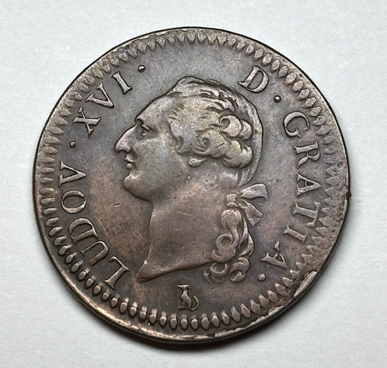 Read more about the article 1787 France – 1 Sol  KM-578.15.